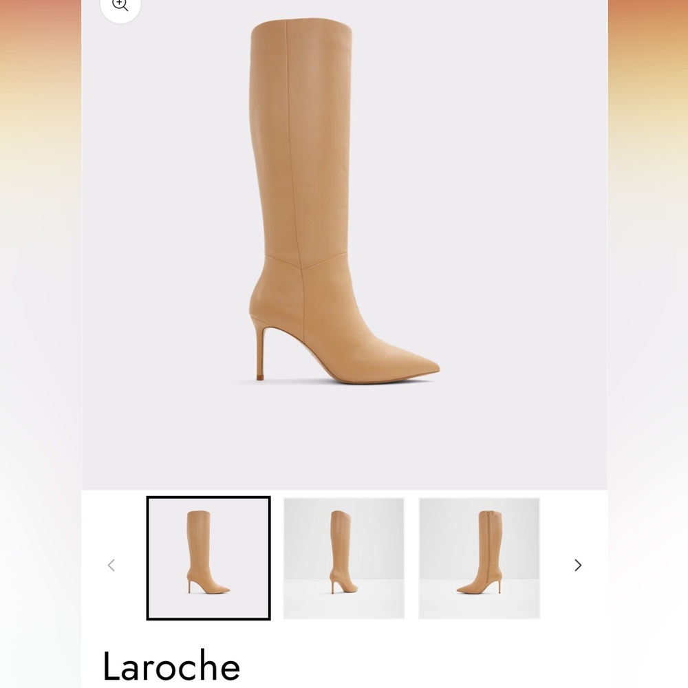 Aldo Tan Heeled Boots